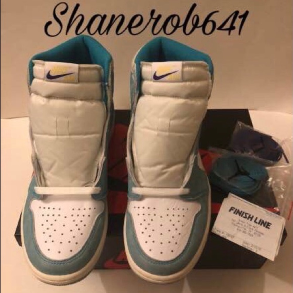 Jordan 1 High Top Baby Blue/ White New DS Women Size 9 NIB